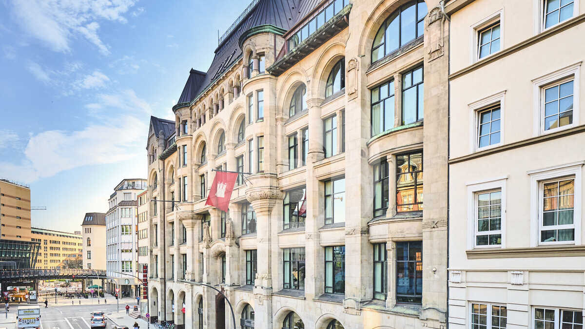 Sitz von Dockside Data im Alten Klöpperhaus am Rödingsmarkt in Hamburg